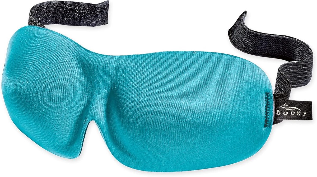 Comfortabel Voorgevormd Oogmasker voor Reizen en Slaap - Frans Blauw - 1 Count