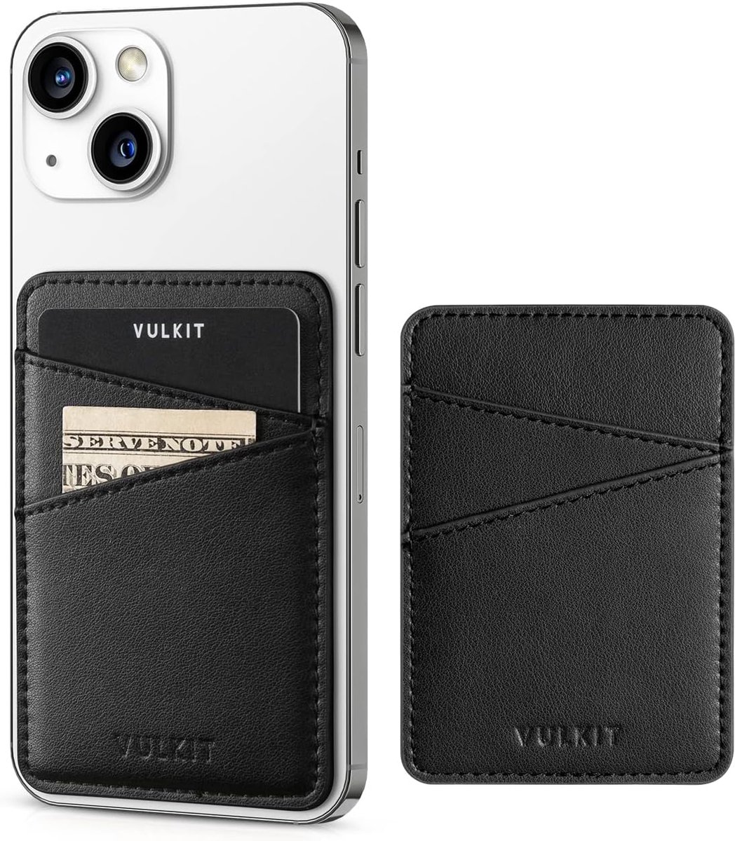 Telefoon Kaarthouder - Creditcard Houder - Veilig Opbergen - RFID Blokkerend Leer - 11.4 x 9.3 cm