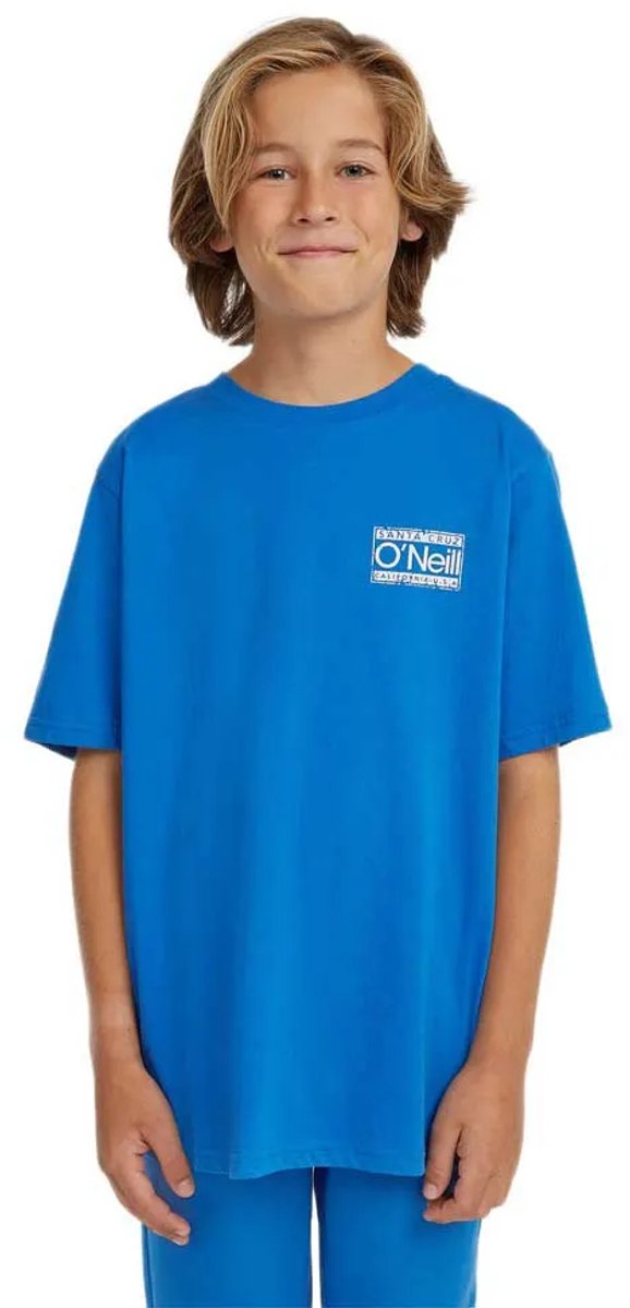 O´neill Cali T-shirt Met Korte Mouwen 5-6 Years Jongen Blauw