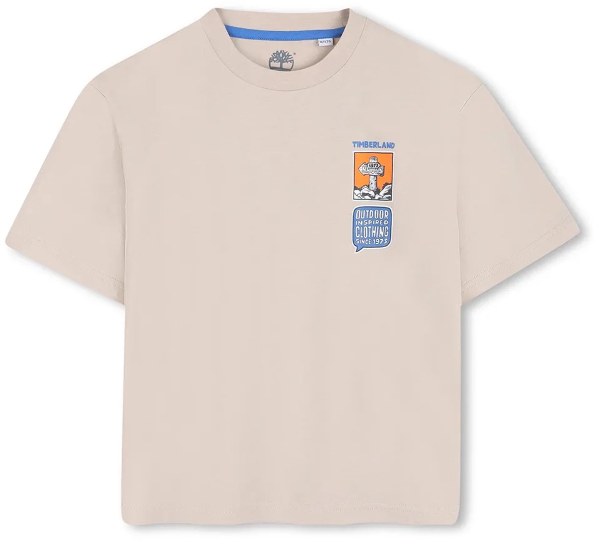 Timberland T60806 T-shirt Met Korte Mouwen 14 Years Jongen Pearl Stone