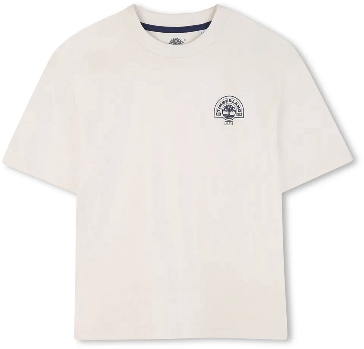 Timberland T60793 T-shirt Met Korte Mouwen 4 Years Jongen Wit