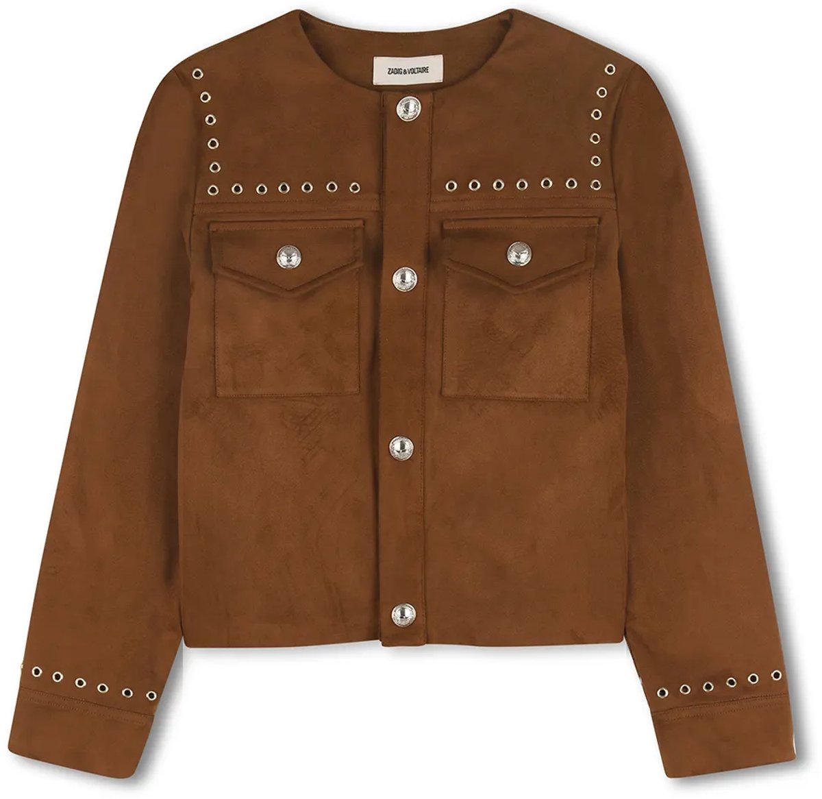 Zadig & Voltaire X60560 Jas Bruin 10 Years Meisje