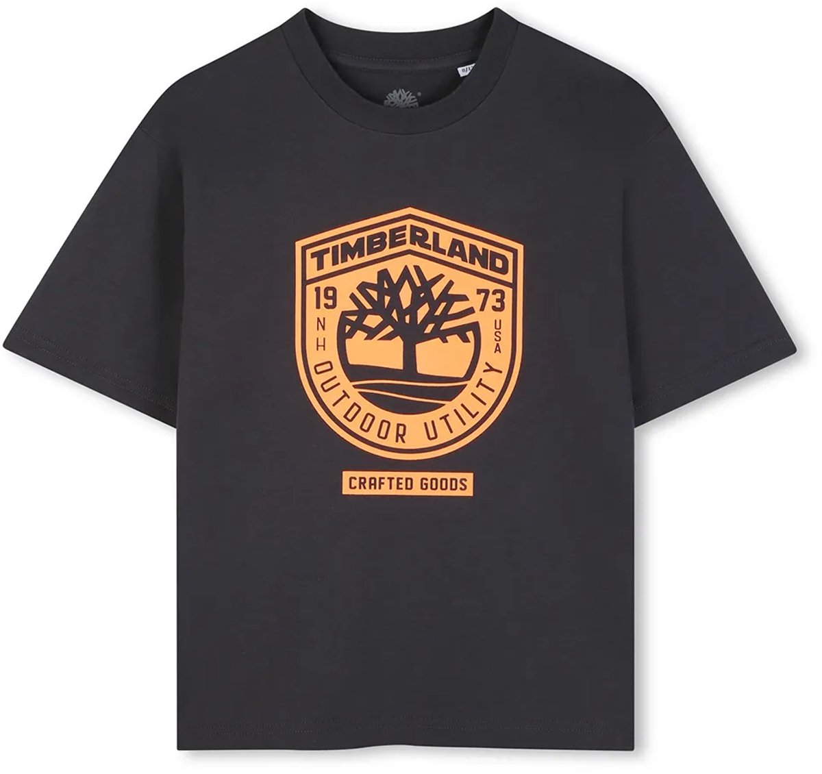 Timberland T60791 T-shirt Met Korte Mouwen 6 Years Jongen Grijs