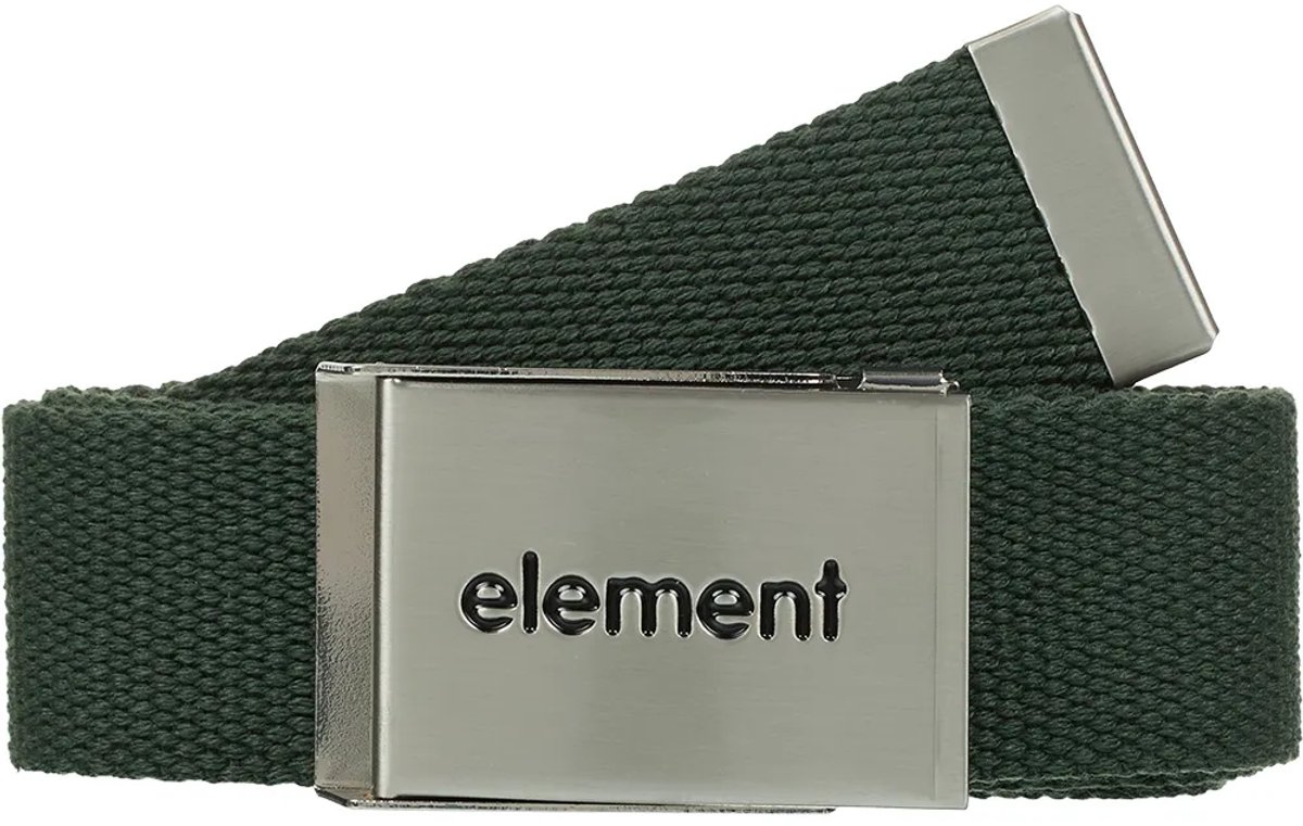 Element Lowcase Webbing Riem Groen Man