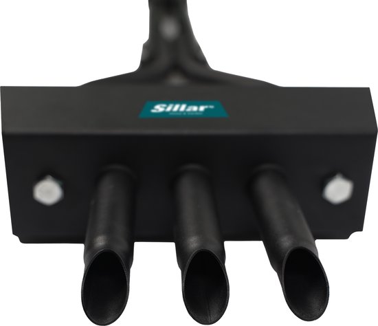 Sillar Gazonbeluchter met Bodembak - Beluchter voor Gazon Beluchten - Set met Schraper - Bodembewerkers - 96 cm - Staal — afbeelding 2