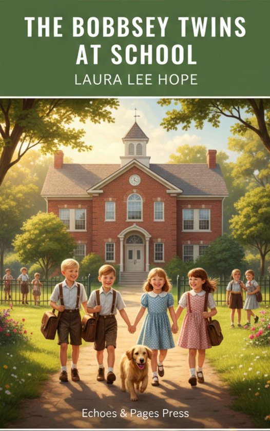 The Bobbsey Twins at School - cover