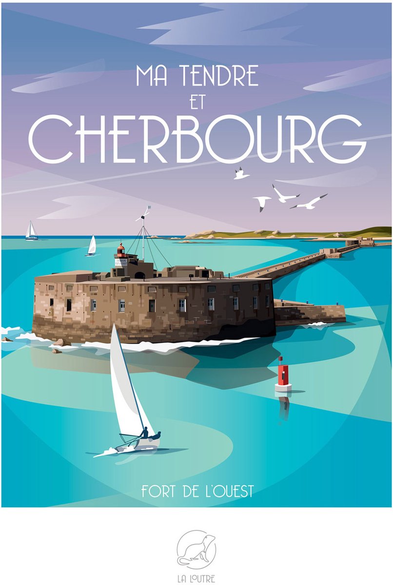 La Loutre puzzel Cherbourg 1000 stukjes - legpuzzel volwassenen.