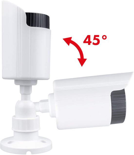 Set van twee dummy camera - IR-LED's, wit, voeding 2xAA (niet meegeleverd), ABS, IR1800 WT — afbeelding 5