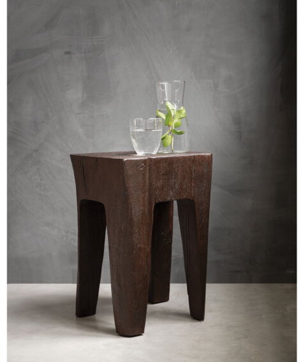 MUST Living Kruk Vito Teakhout – 30x30x45 cm