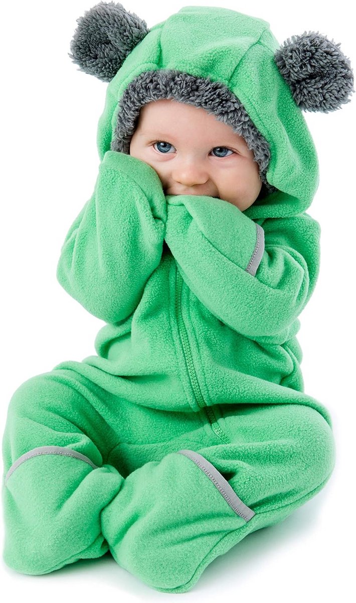 Fleece Romper Baby Jongen Meisje - Winterslaapzak & Kruippakje | Maat pasgeboren t/m 4 jaar
