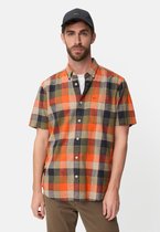 camel active Geruit overhemd van puur katoen - Maat - Oranjemenswear-4XL