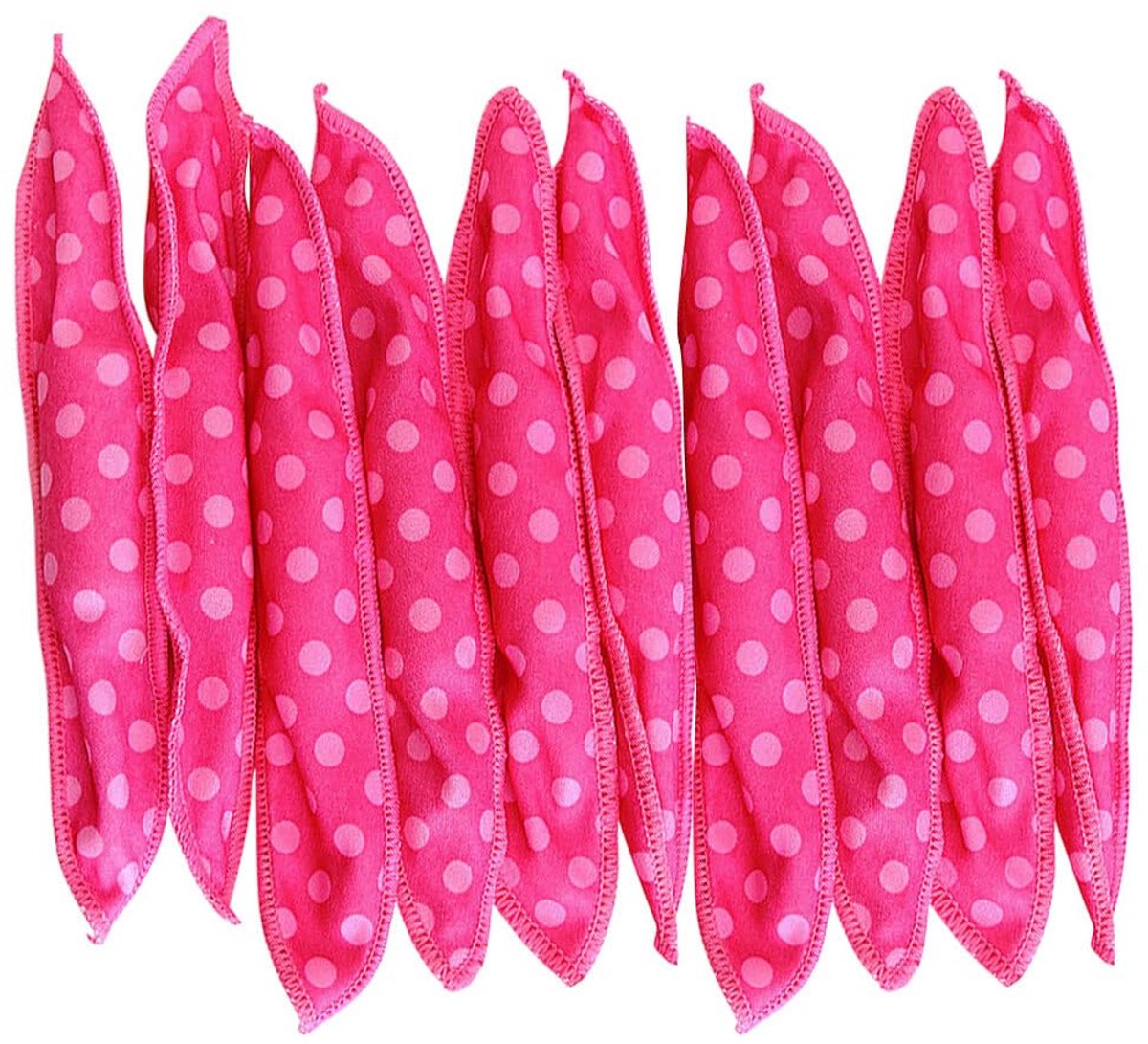 10 Stuks Zachte Spons Haarrollers Set - Krulset Zonder Hitte voor Nat of Droog Haar