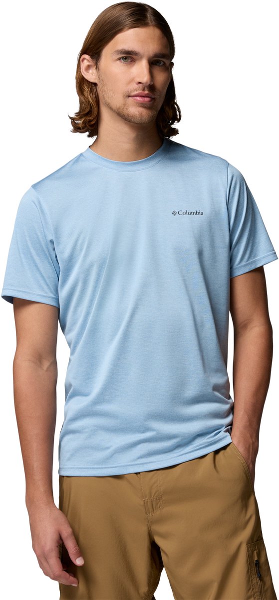 Columbia Columbia Hike™ Crew Heren Outdoorshirt - Ripple Blue Heather