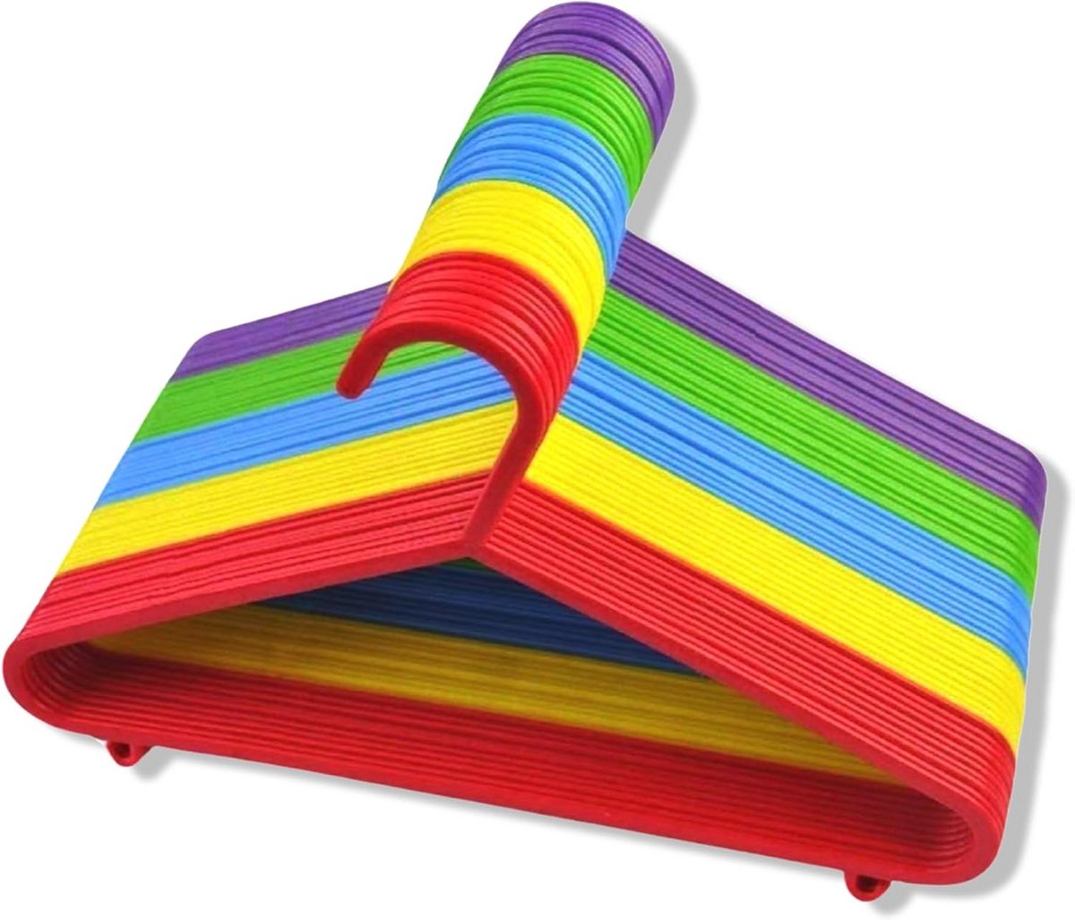 20 Stuks Antislip Kinderkledinghangers - Ideaal voor Baby, Peuter en Kinderkleding