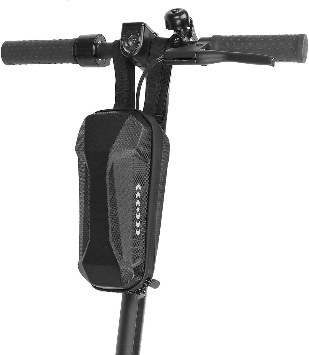 Homtas Scootertas, 2L waterdichte elektrische scooter stuurtas, grote scootertas voor op de voorband, fietstas