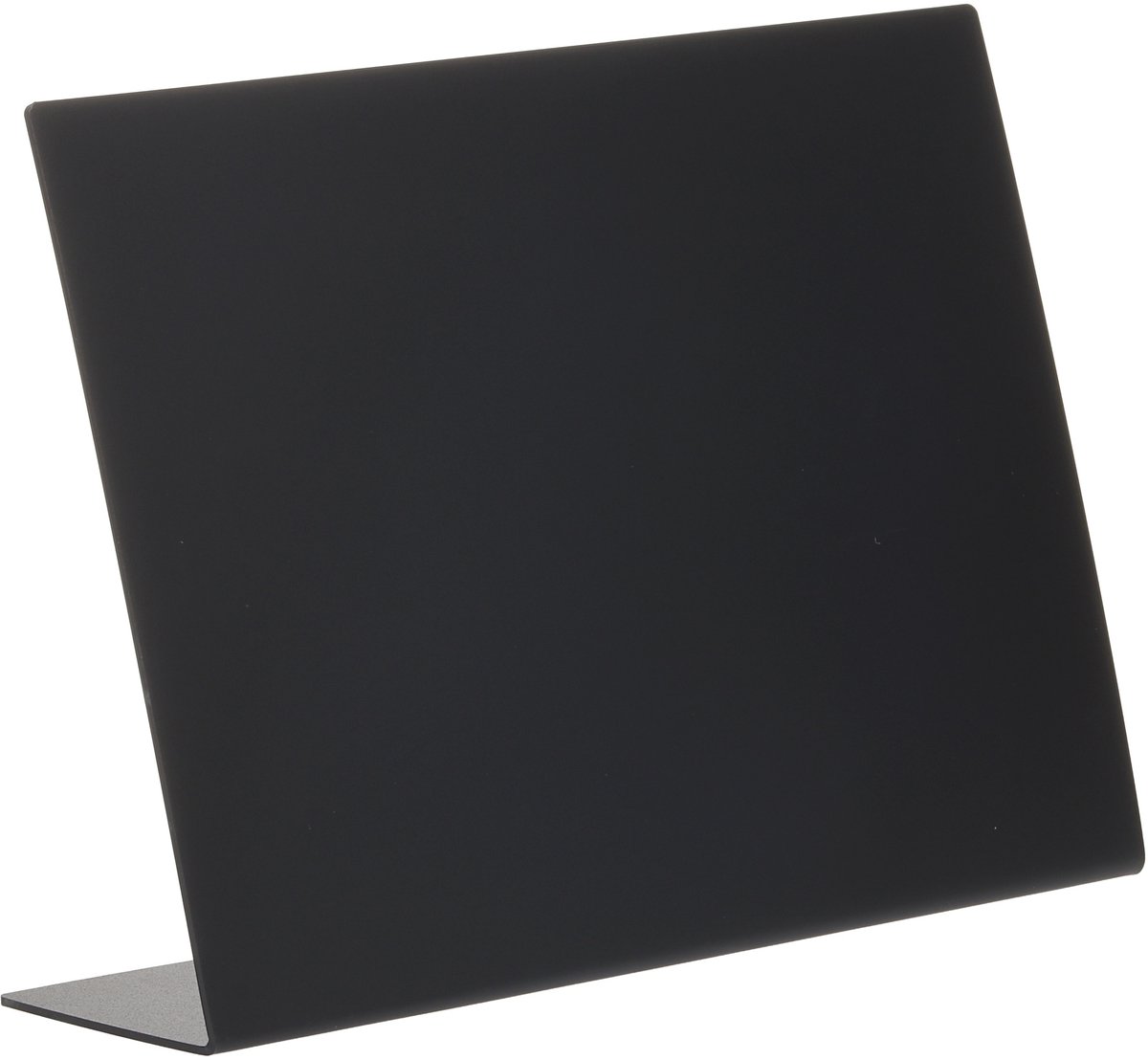 5 x Europel Krijtbord Tafelmodel L-standaard A4 Zwart liggend