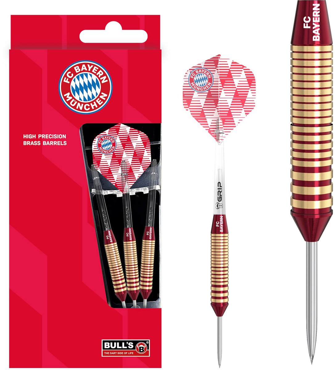 BULL'S FC Bayern München Brass - Dartpijlen