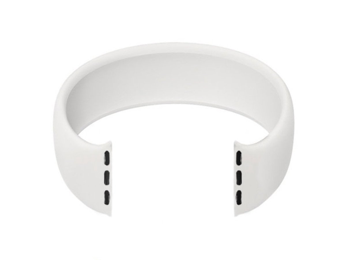 Pacific Apple Watch Serie U26 - Horlogebandje - Wit - 38/40mm