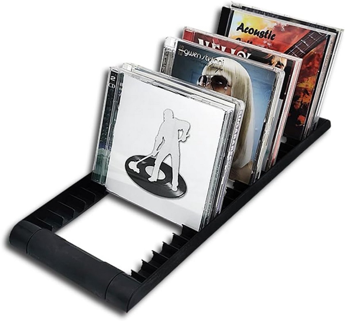 cdklapper voor 20 cd's - kunststof cd-organizer voor snelle selectie