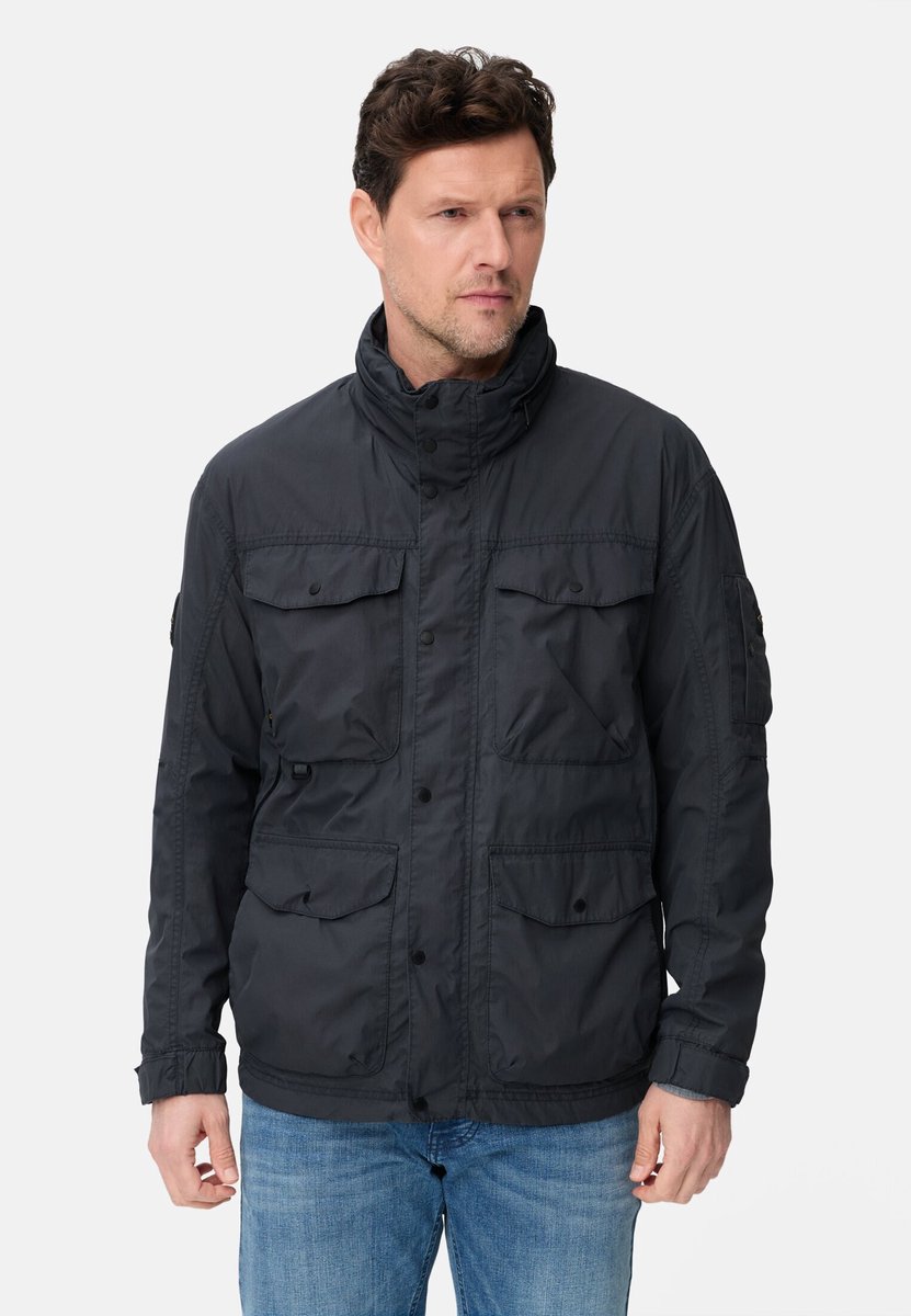 active teXXXactive® jas met oprolbare capuchon menswear- Donkerblauw