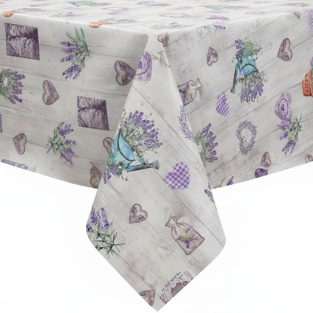 Protecttable - Tafelzeil Lavender Love 140x160cm - Tafelkleed Afwasbaar - Kunststof