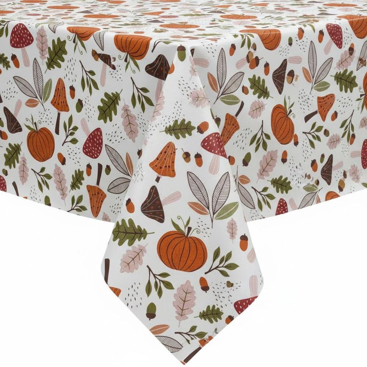 Protecttable - Tafelzeil Herfsttafereel 140x170cm - Tafelkleed Afwasbaar - Kunststof