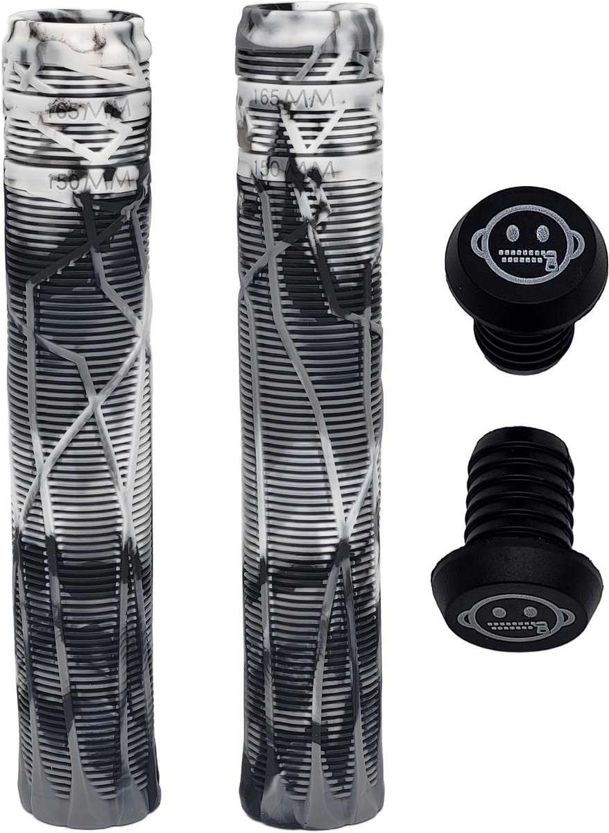 Zipit Almighty Grips 180mm Triple Color Stuntstep Handvatten