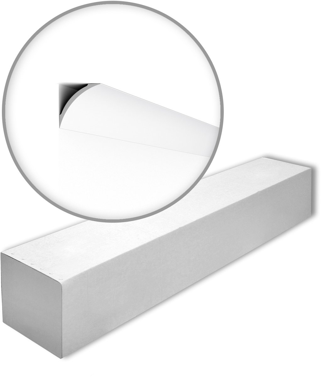 NMC NE3 PURE-box-10 NOMASTYL Noel Marquet 1 doos 10 stukken Kroonlijst modern design wit | 20 m