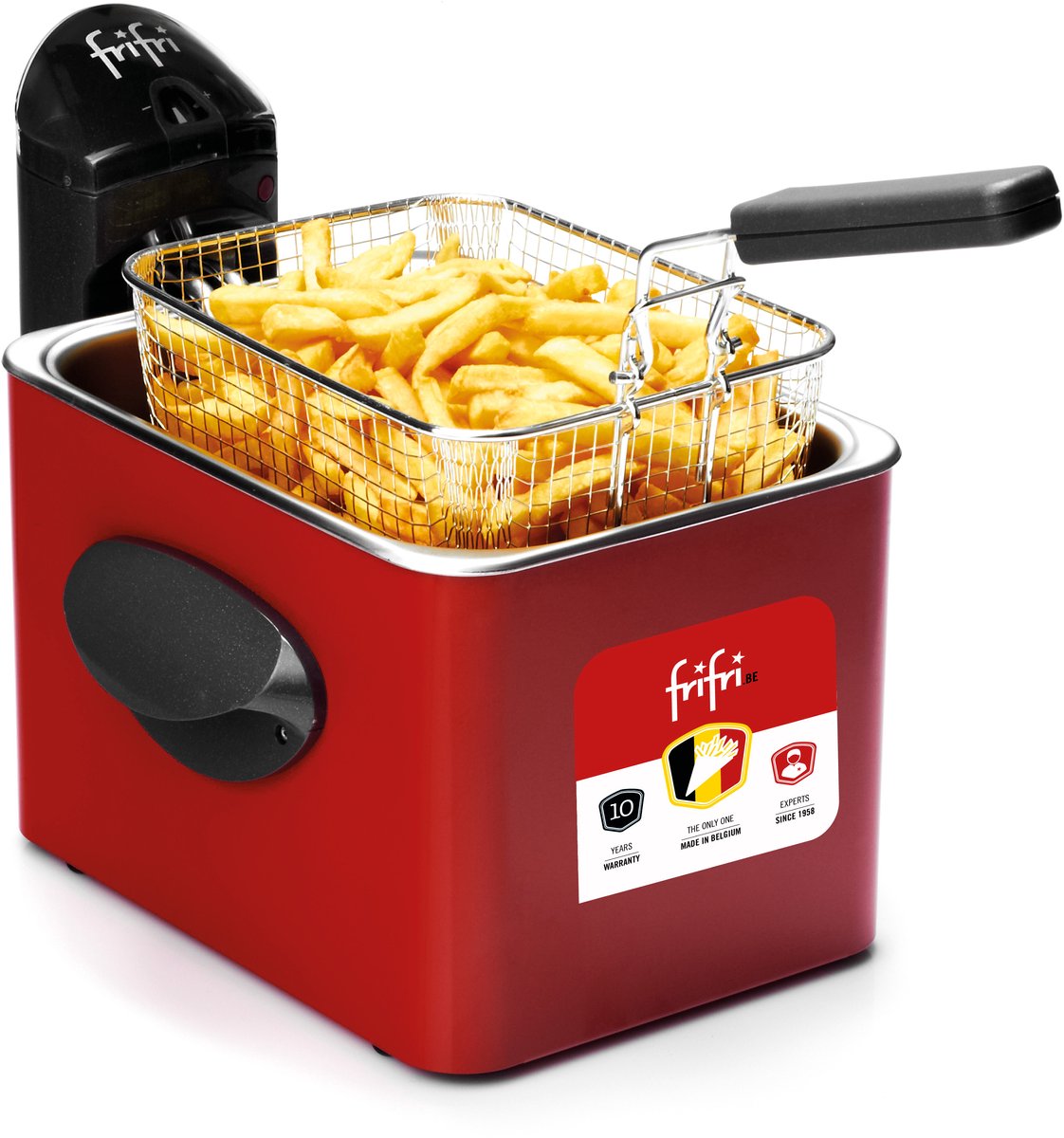 Bol.com Frifri Expert F1905R Frituurpan 3.5L | 3200W | Koude Zone Technologie | RVS Kuip | Voor 1.5 kg Friet | 10 Jaar Garantie ... aanbieding