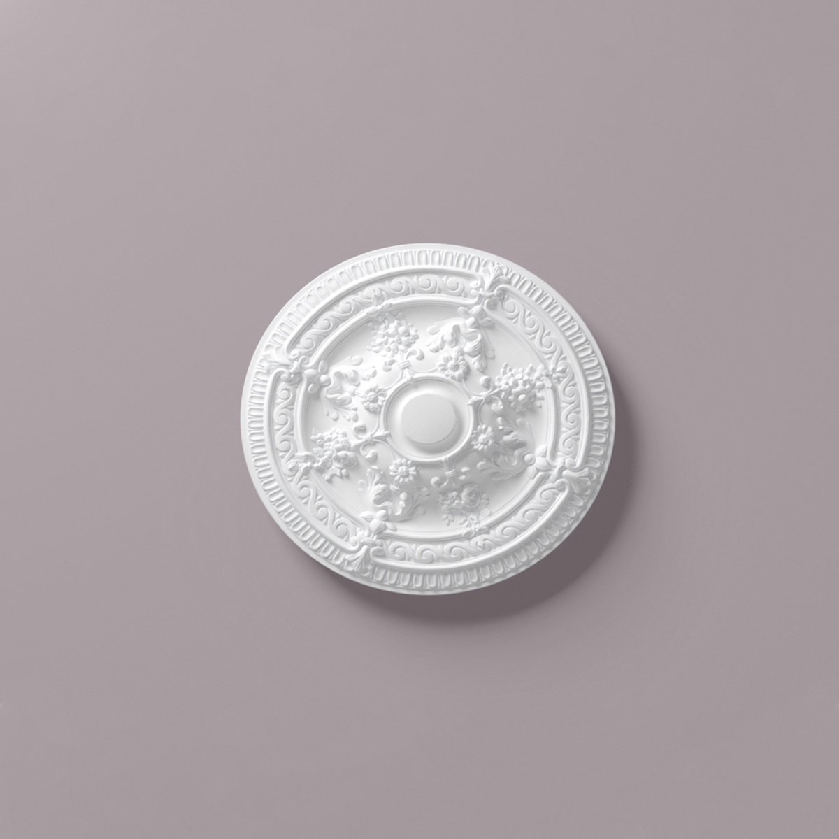 Plafond Rozet NMC R11 ARSTYL Noel Marquet Sierelement tijdeloos klassieke stijl wit diameter 66 cm