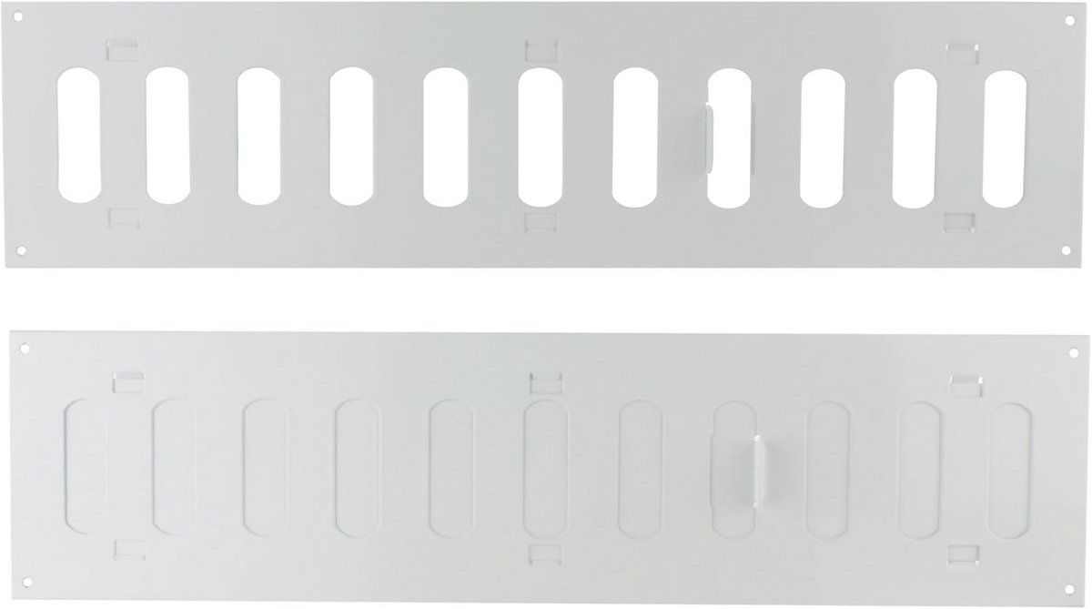 Ventilatierooster Wandrooster 300 mm x 100 mm - Insectenbescherming, Afsluitbaar en Weerbestendig