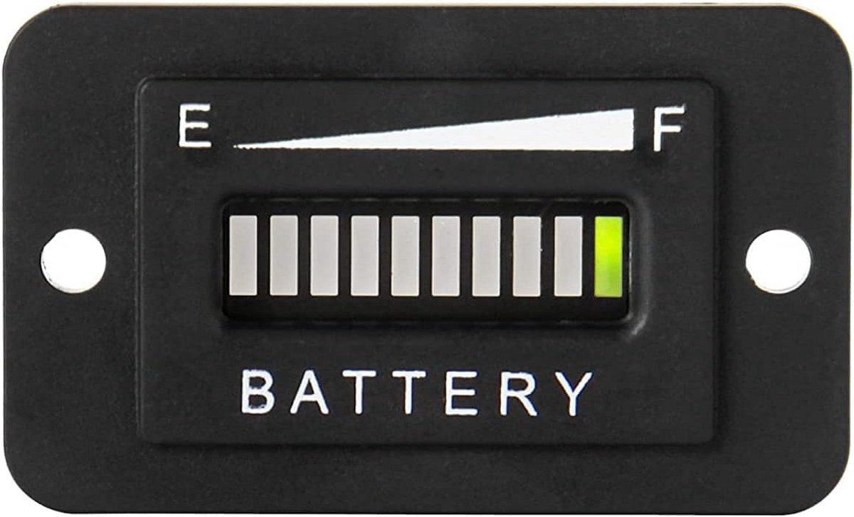12/24V Digitale Batterijmonitor voor Loodaccu's - Waterdichte Batterij-indicator