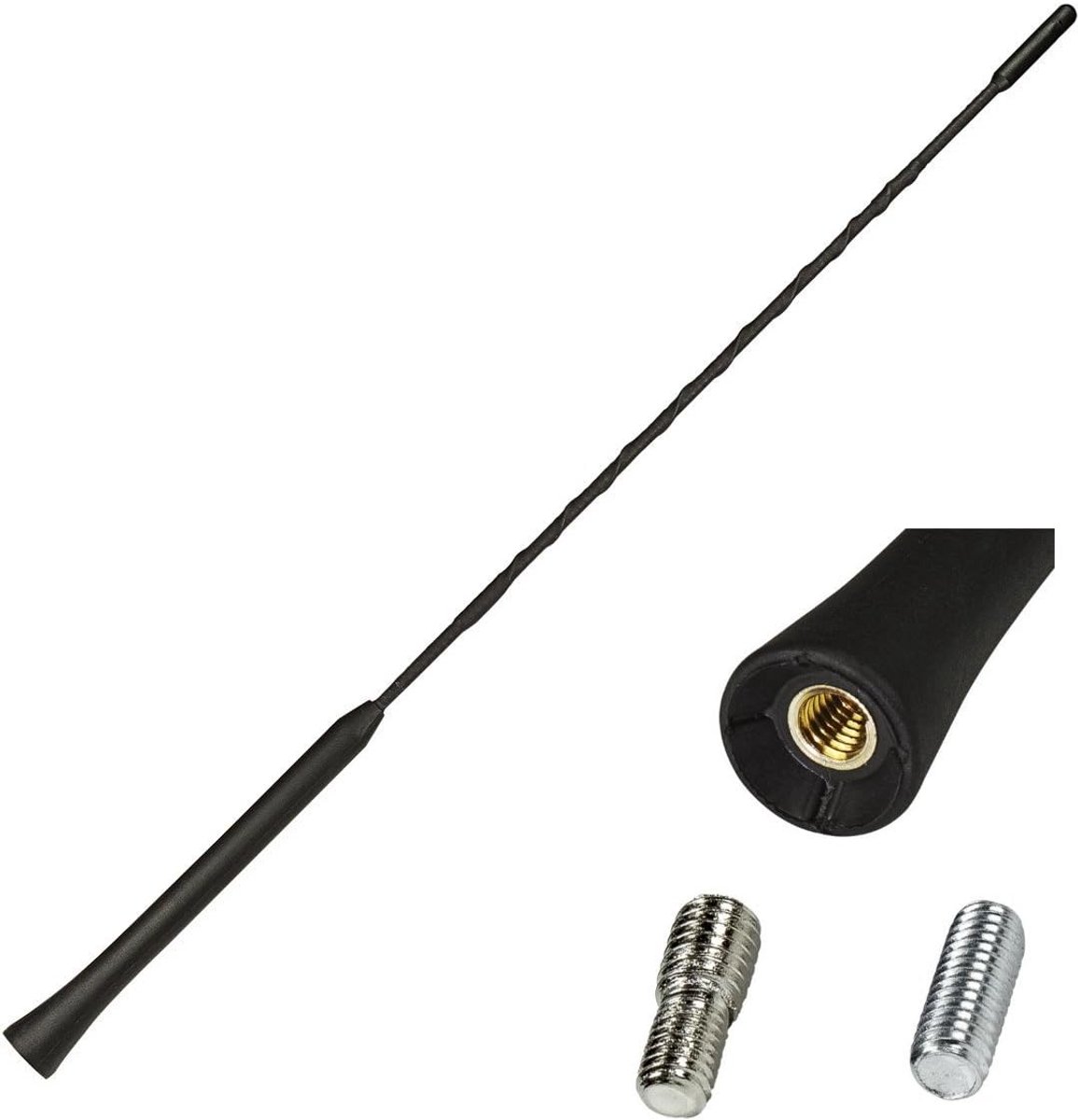 Universele 16V Vervangende Antenne Staaf 40 cm - Compatibel met Audi, Opel, Seat, Skoda, VW