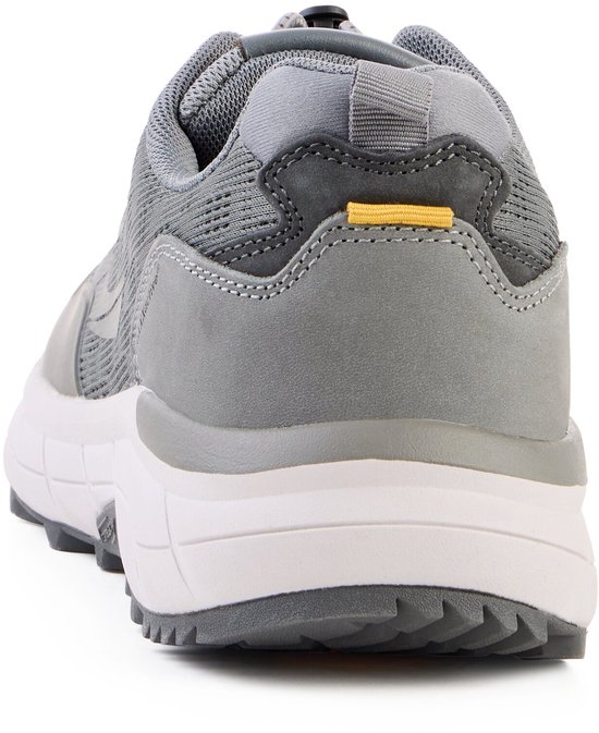 camel active Casual sneaker met snelsluiting - Maat menswear-47 - Grijs