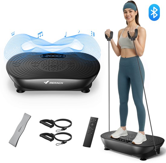 Trilplaat, Bluetooth-luidspreker, Automatische Snelheidsregeling P1 P10 Niveaus Led Technologie Fitnessapparatuur