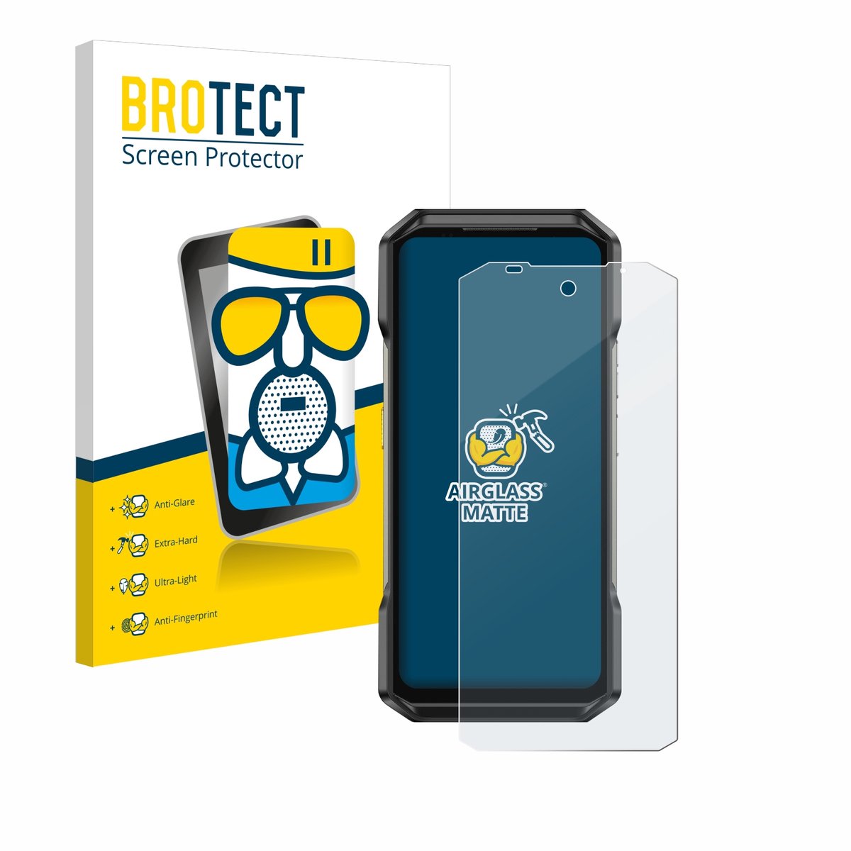 BROTECT - Screenprotector voor Ulefone Armor 27 - Folie Beschermfolie Beschermglas matte
