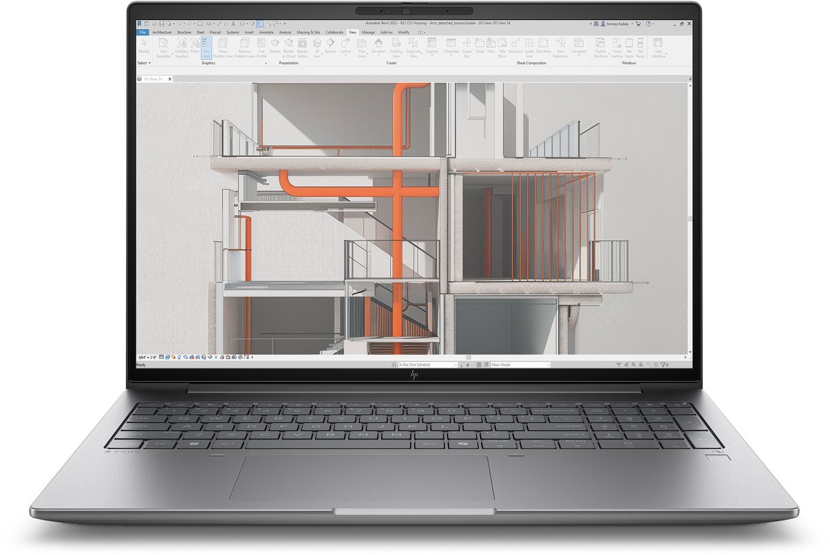 HP Zbook X G1i 16 PC Intel Core Ultra 7 255H Mobiel werkstation 40,6 cm (16") WUXGA 32 GB DDR5-SDRAM 512 GB SSD NVIDIA RTX PRO 1000 Blackwell Wi-Fi 7 (802.11be) Windows 11 Pro AI Workstation, AI PC Zilver