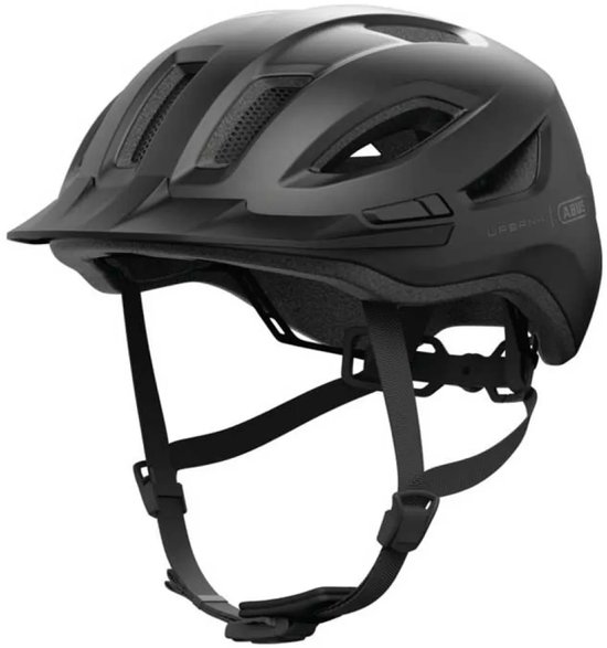Fietshelm ABUS URBAN-I 4.0 LR velvet black M - 54-58 cm - zwart - Geschikt voor gebruik op elektrische fietsen - stadsfietsen - 260 g — afbeelding 5