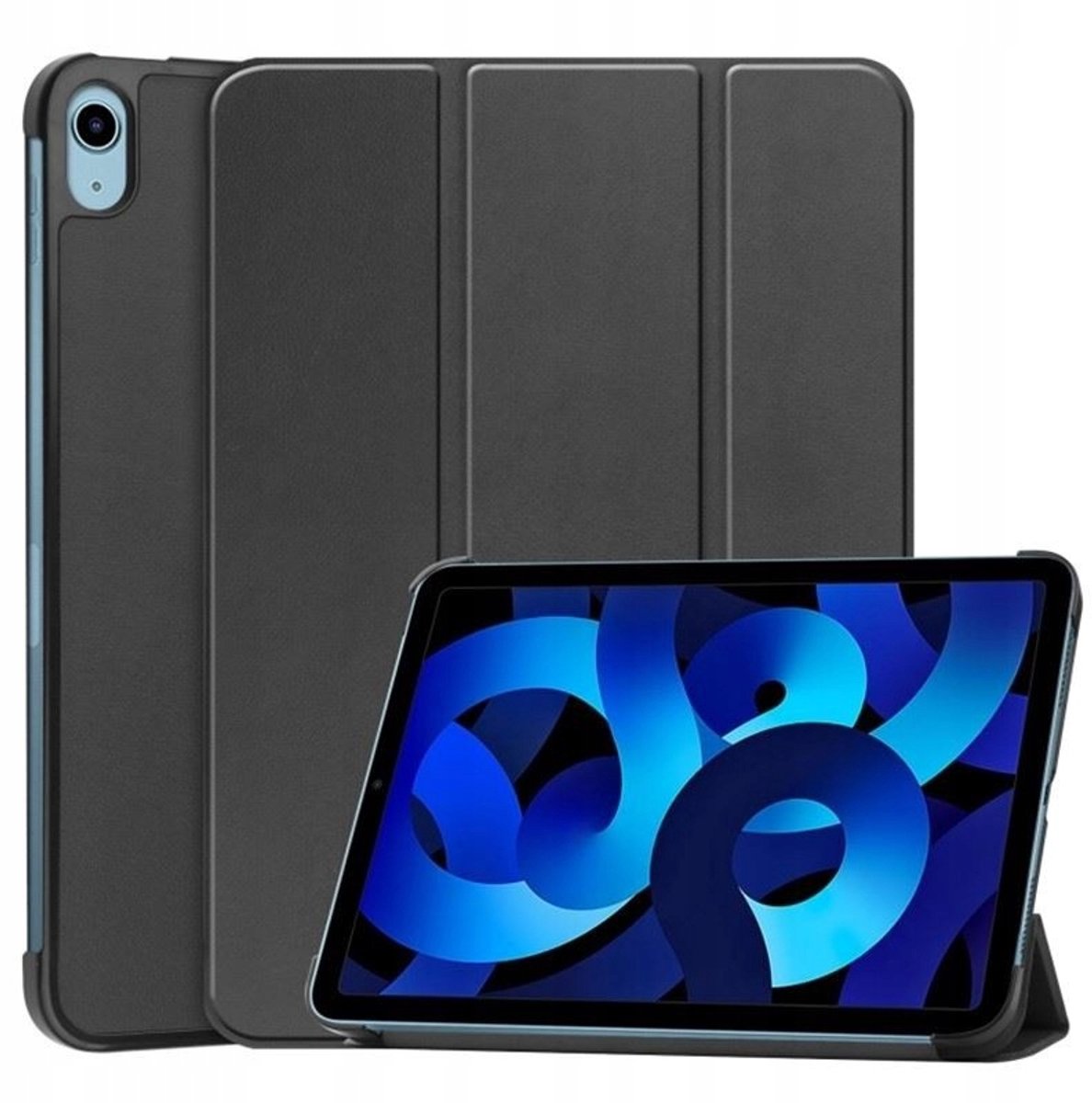 Apple iPad Case - 10e generatie 2022 - Slim Cover - Automatisch Wekken - Zwart