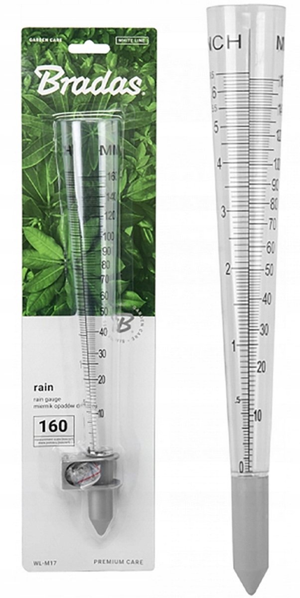FHUPASOŃ WL-M17 - Regenmeter - 160mm/m2 - Plastic - Wandmontage