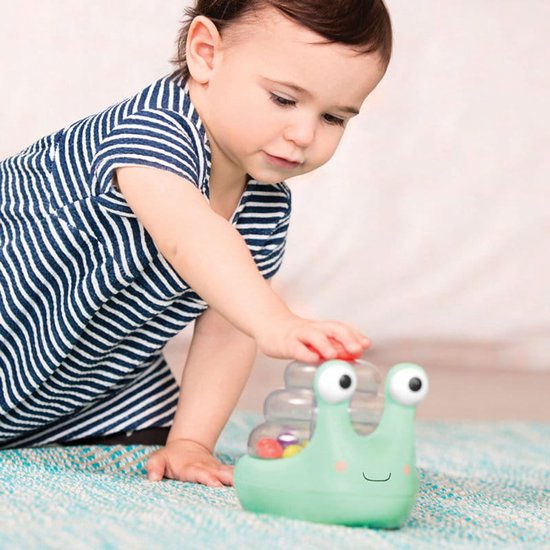 Rolling light-up snail popper Slakkentol met lichtjes van Toi-Toys — afbeelding 2