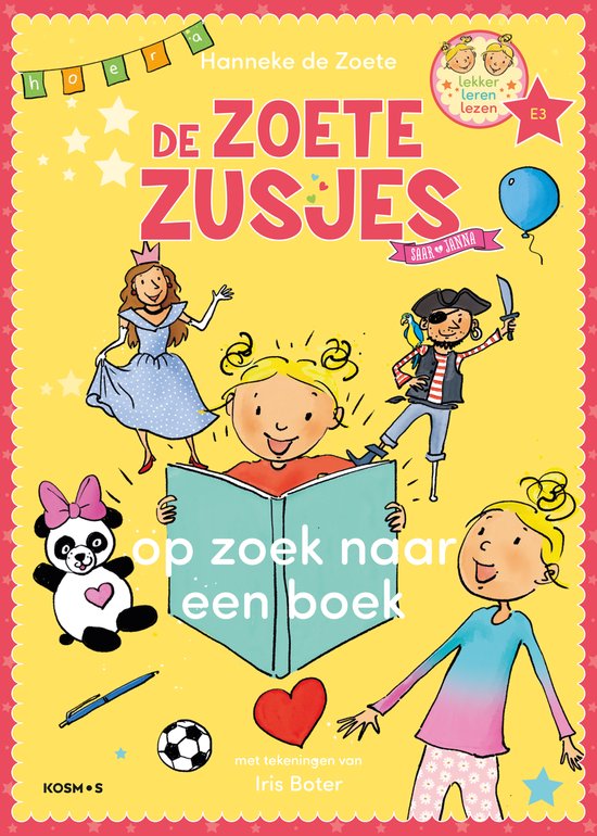 Leren lezen met de Zoete Zusjes - Op zoek naar een boek - cover