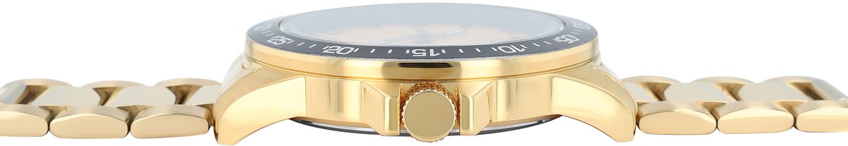 JUST Herenhorloge van roestvrij staal JU20168 Roestvrijstalen band, datum, modern, Ø 43 mm, 10 ATM