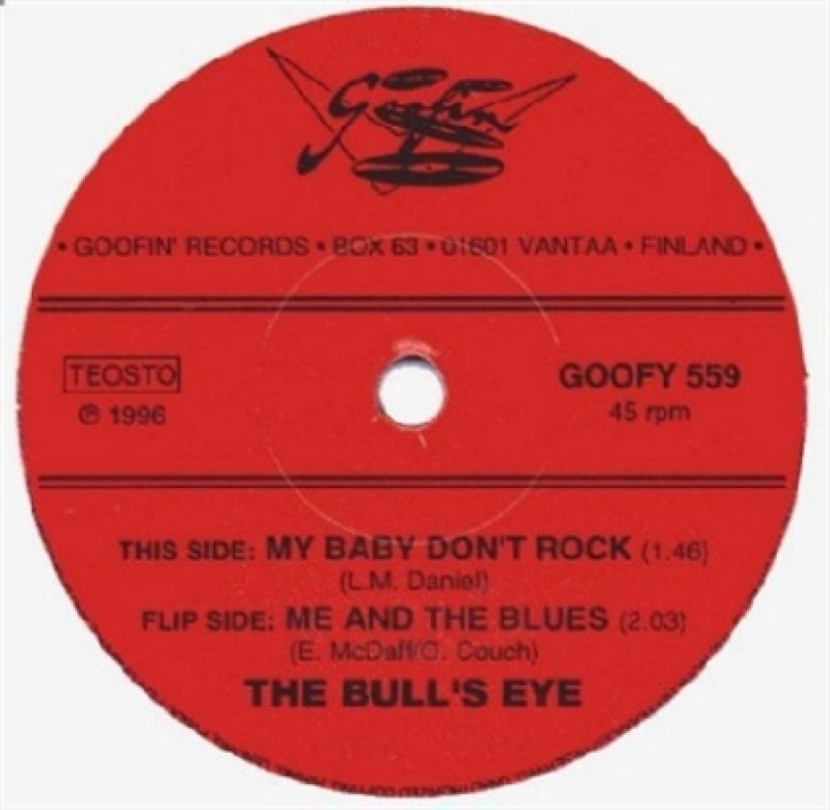 Bull's Eye - My Baby Don't Rock (7" Single)