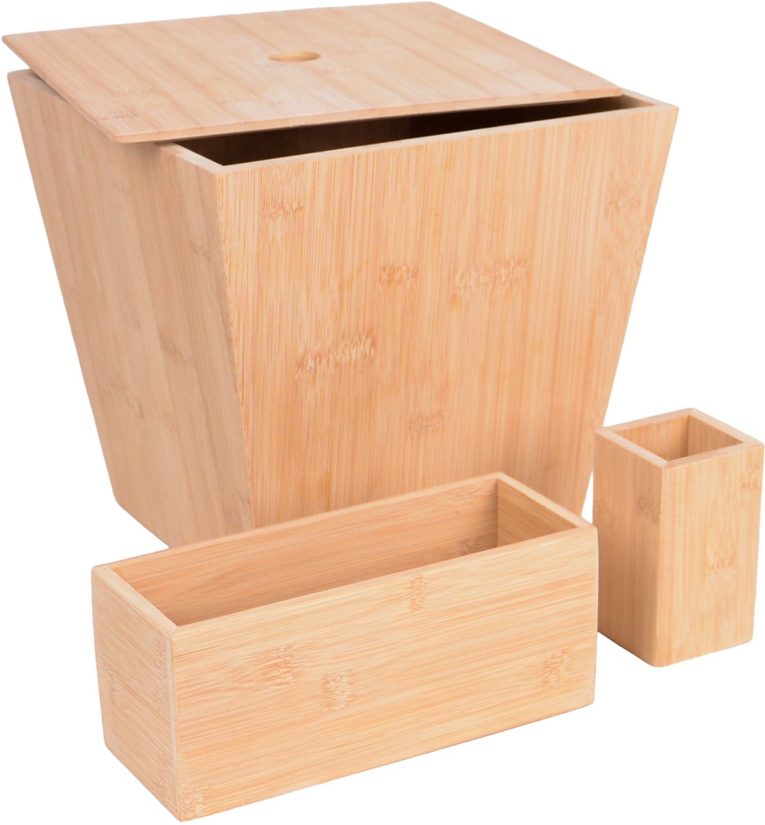 UNUS® Opbergset bamboe 3-delig naturel