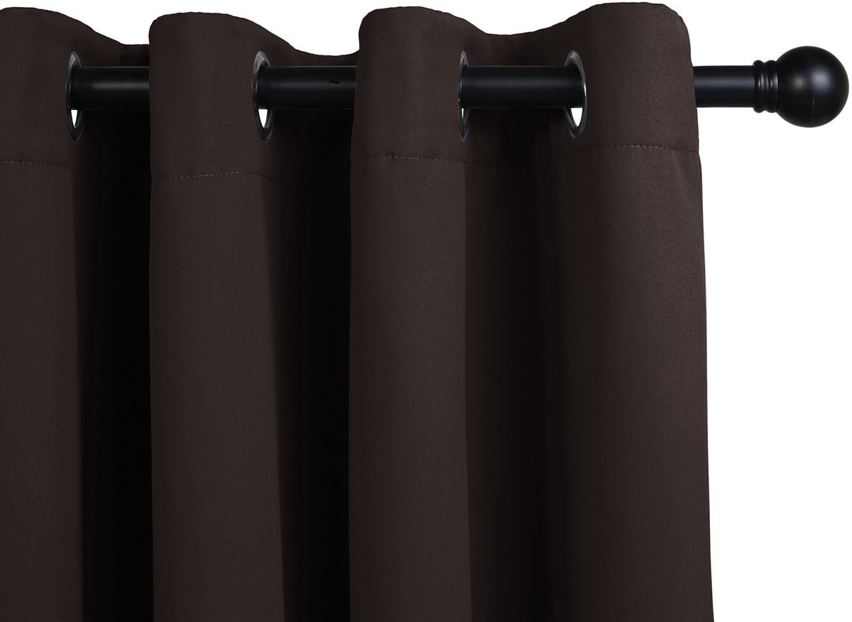 Lifa-Living - gordijn - bruin - verduisterend - geluidswerend - 100% polyester - 250x150cm