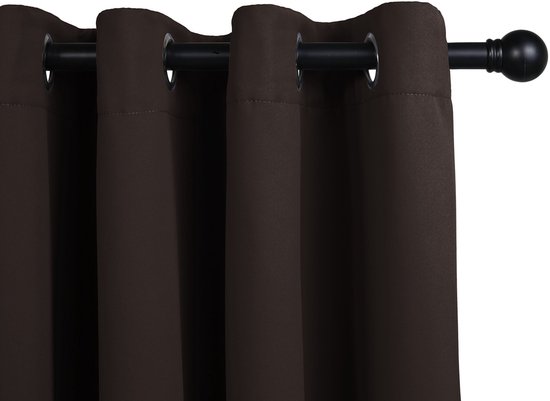 Lifa-Living - gordijn - bruin - verduisterend - geluidswerend - 100% polyester - 250x150cm