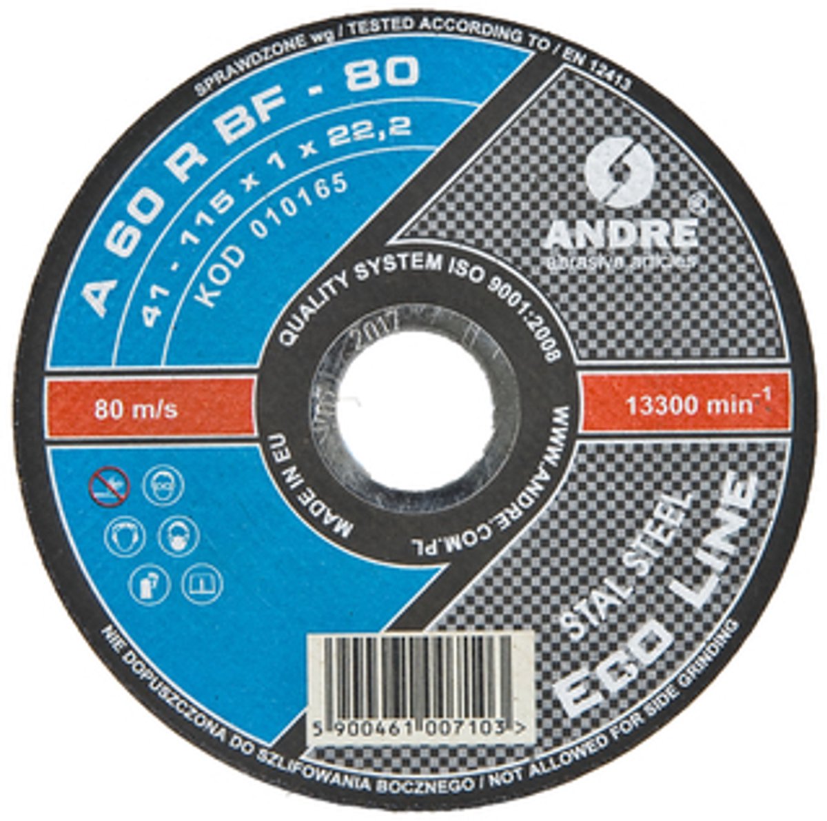 ANDRE 401 Serie - Snijschijf voor Staal - 115mm