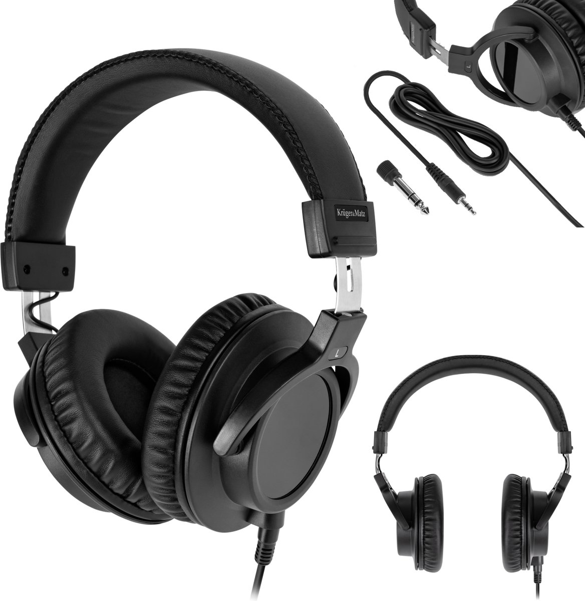 Krüger&Matz DJ Serie - Over-ear DJ Hoofdtelefoon - 50mm Neodym - 32 Ohm - 98 dB