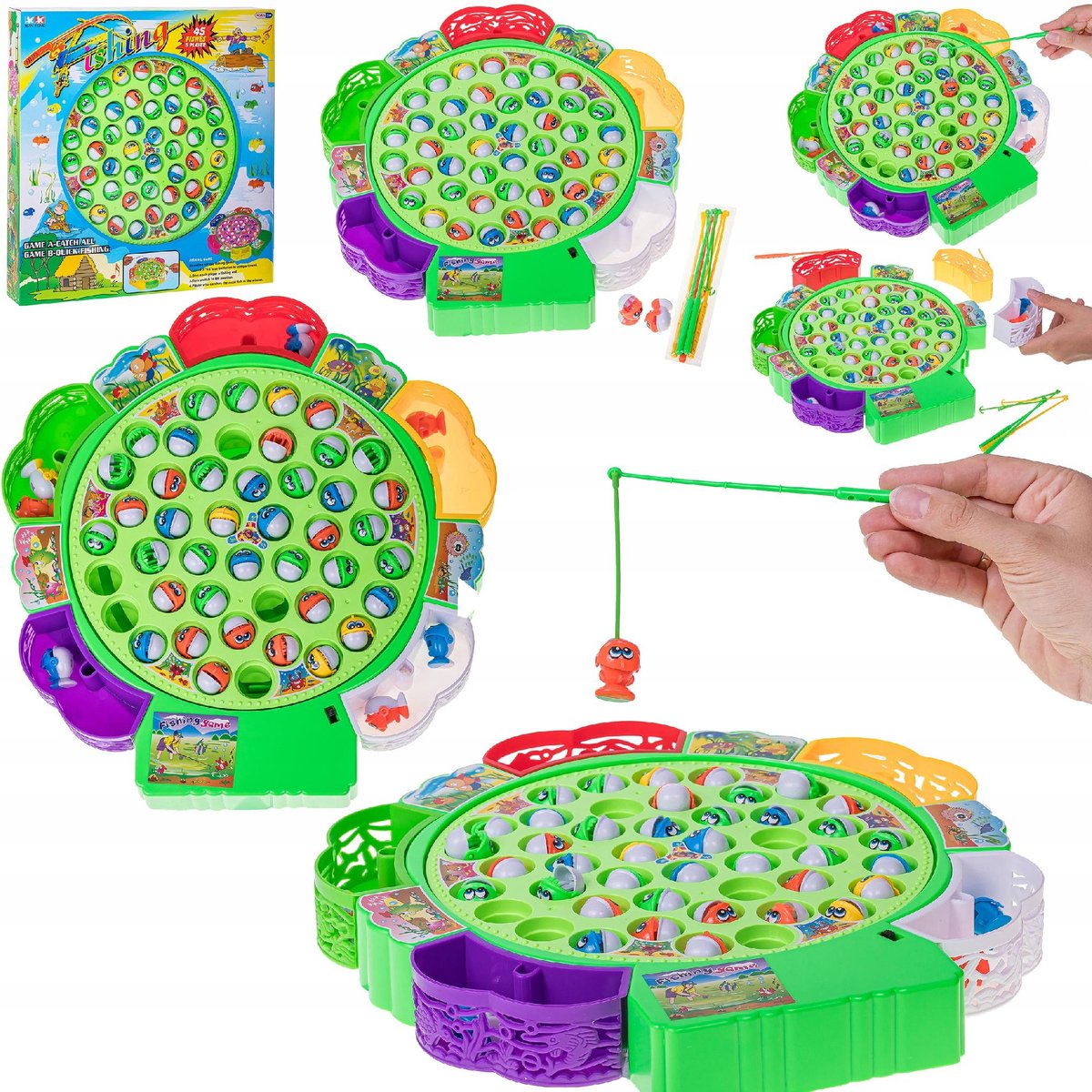ChRLD - Bordspel - Vissenspel - Voor 4 Personen - Multicolor